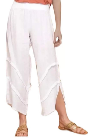 WHITE WAVES BEACH PANTS