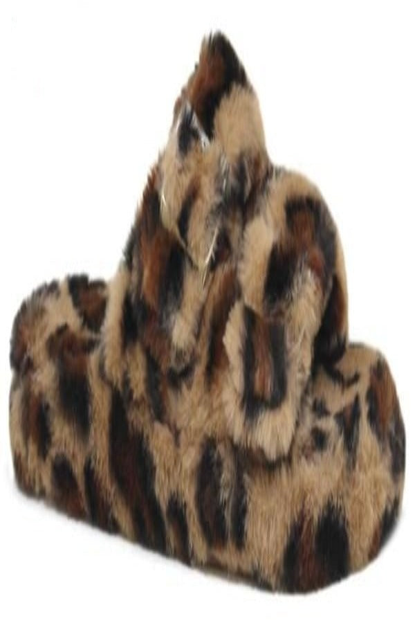 LOVE THEM LEOPARD FURRY SLIPPERS